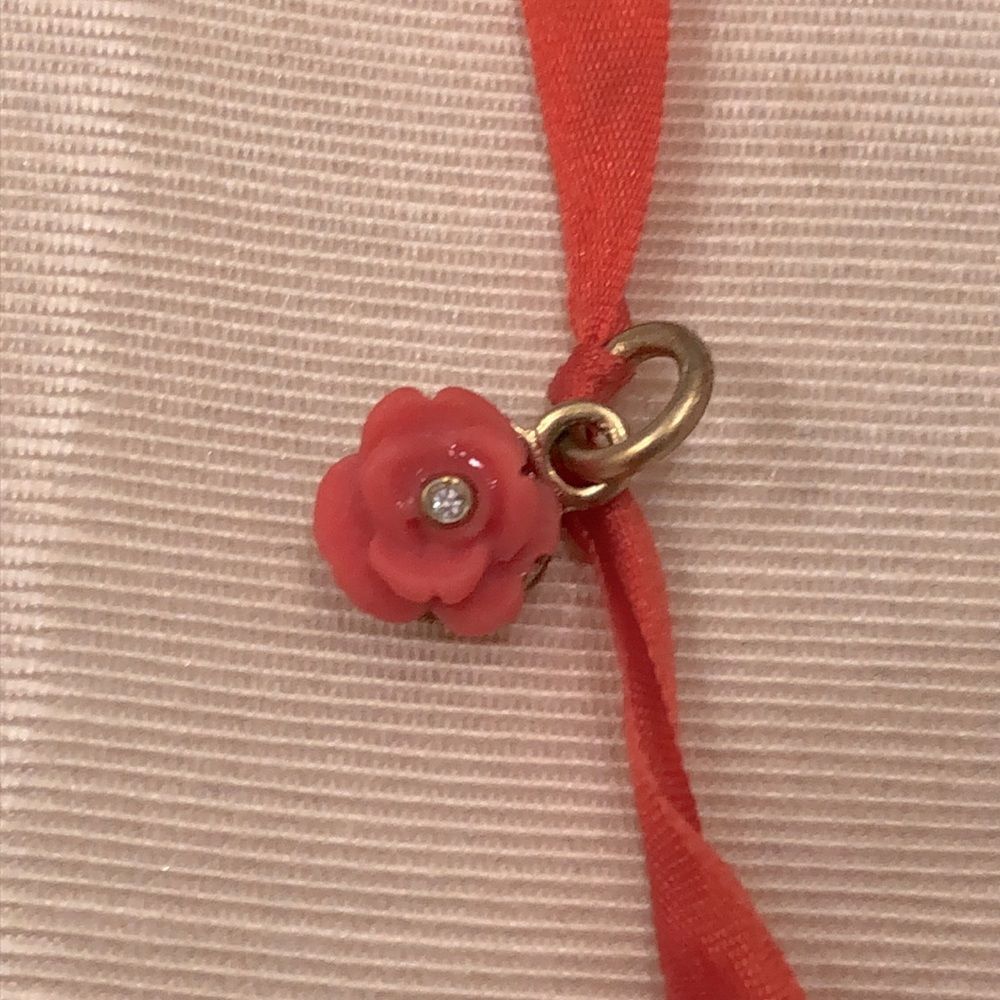 NWT Juicy Couture Ribbon Charm Necklace - Picture 9 of 14